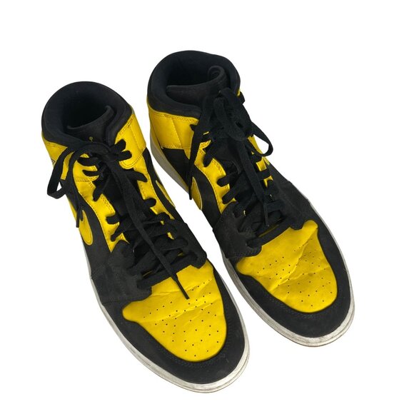 Jordan 1 Retro Mid "New Love" 2017 | Men’s Size 13 | Yellow & Black - Picture 1 of 7